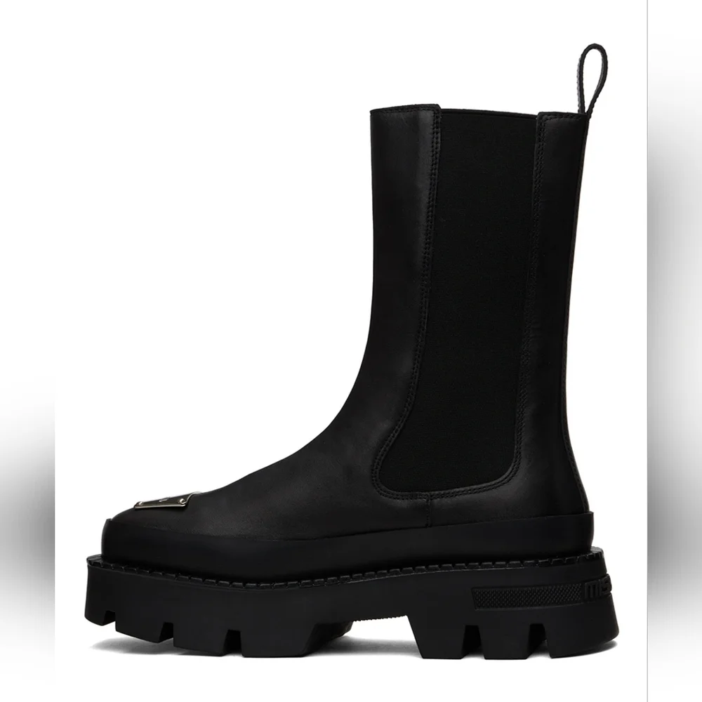 Misbhv Black 'The 2000' Chelsea Boots size 42 BNWB (no lid)